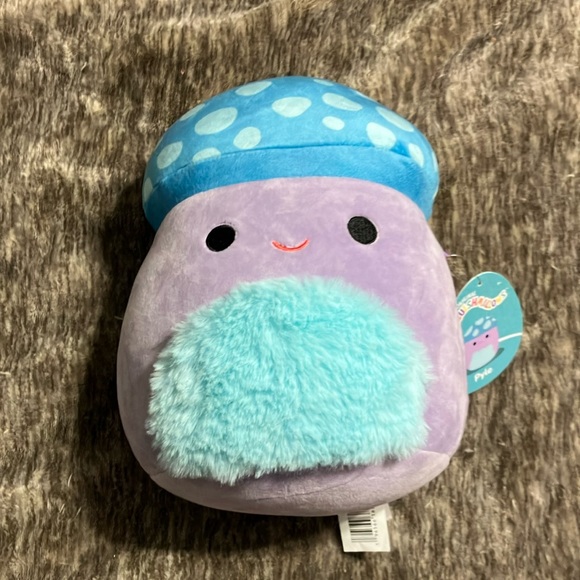 Squishmallows | Toys | Squishmallows Purple And Blue Mushroom Plush Toy ...